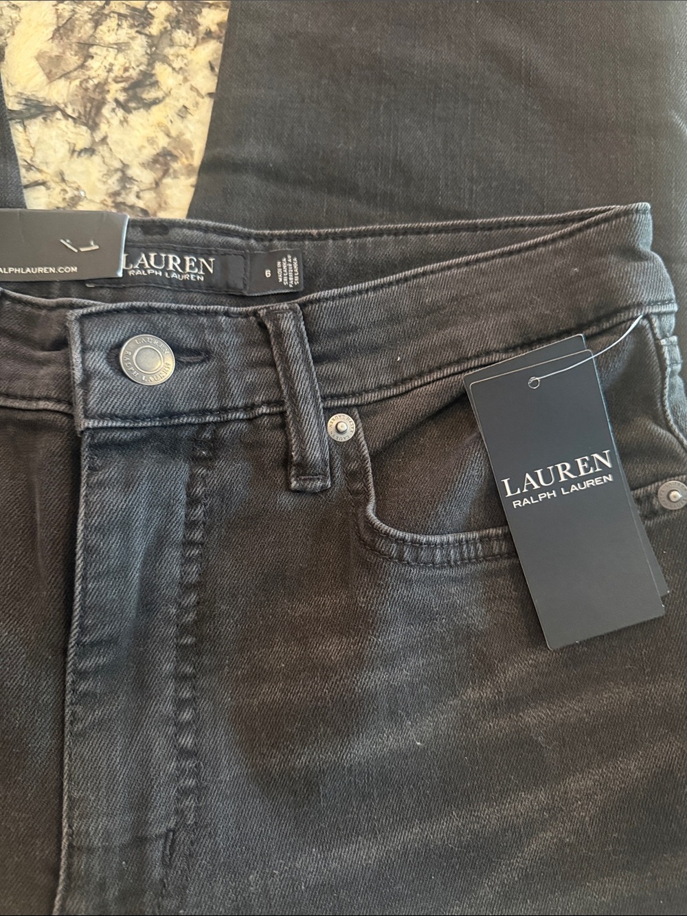 Lauren Ralph Lauren -high rise skinny ankle jeans -Brand New With Tags - Picture 6 of 10